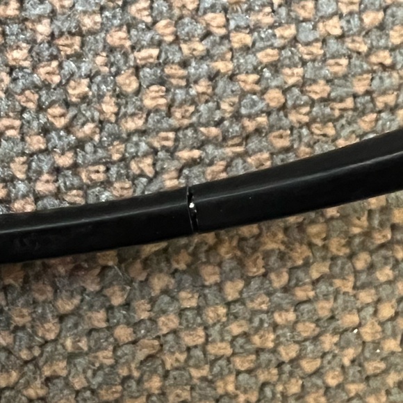 PRADA Women's VPR 15P 55016ZYY-1O1 135 Gloss Black Fade Semi-Cat Eye Frame Italy - Picture 12 of 13